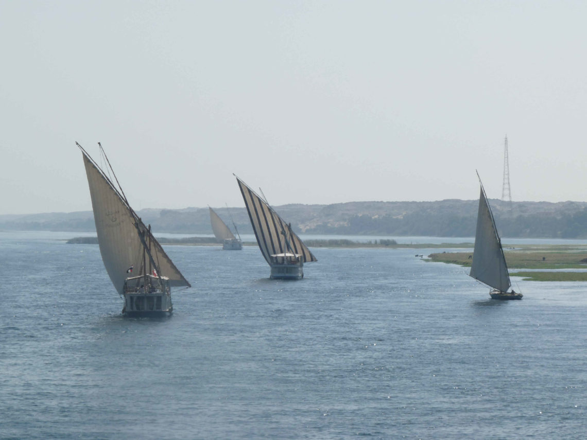 Bateaux sur le Nil