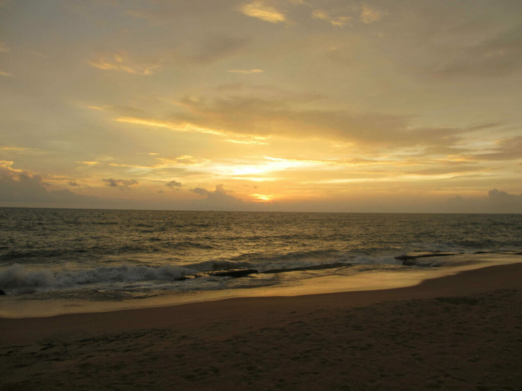 Plage de Negombo Sri Lanka