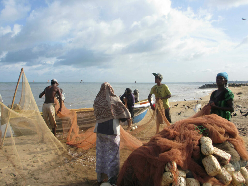 Plage de Negombo Sri Lanka