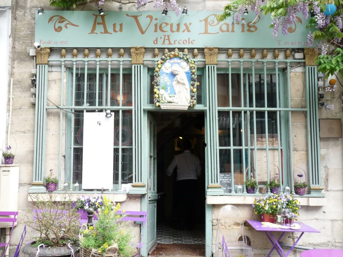 Restaurant au vieux Paris d'Arcole