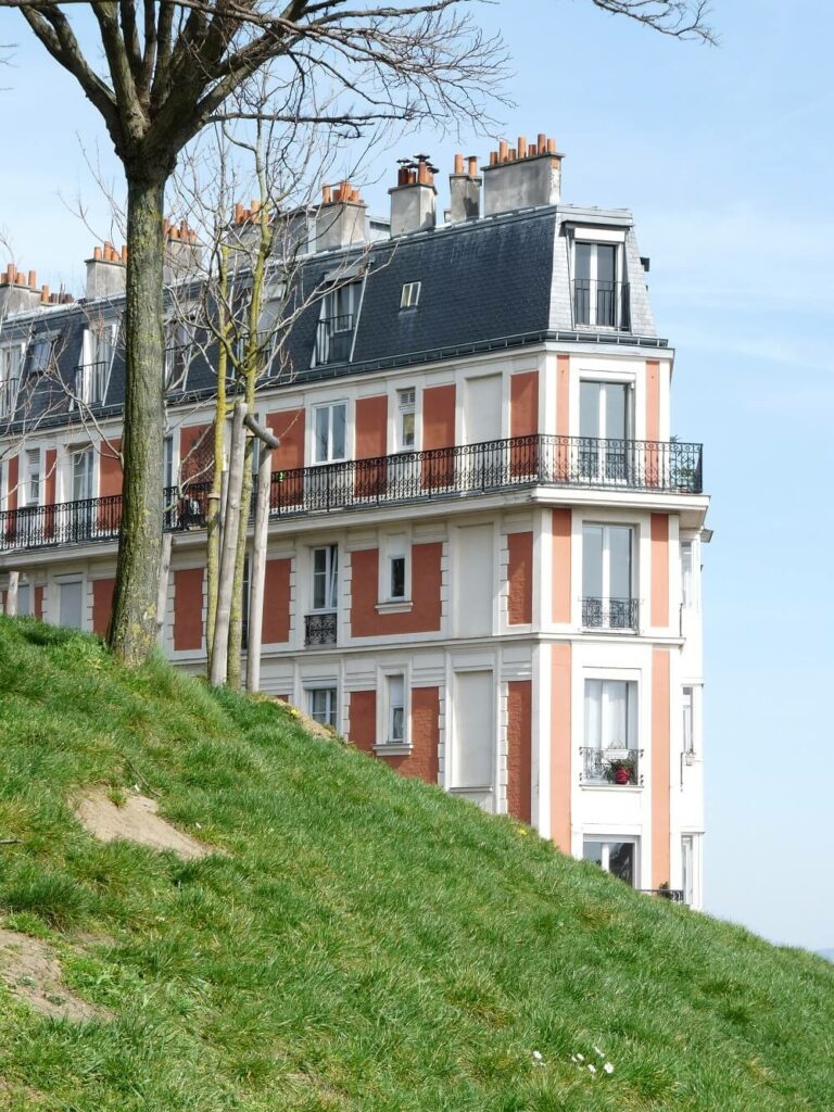 Montmartre maison trompe l'oeil