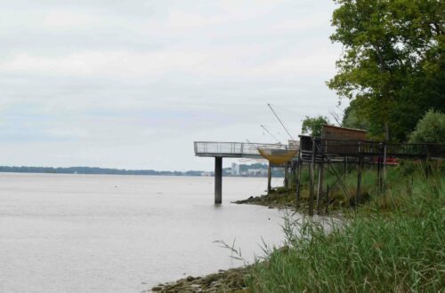 Cabanes pecheurs Estuaire Gironde