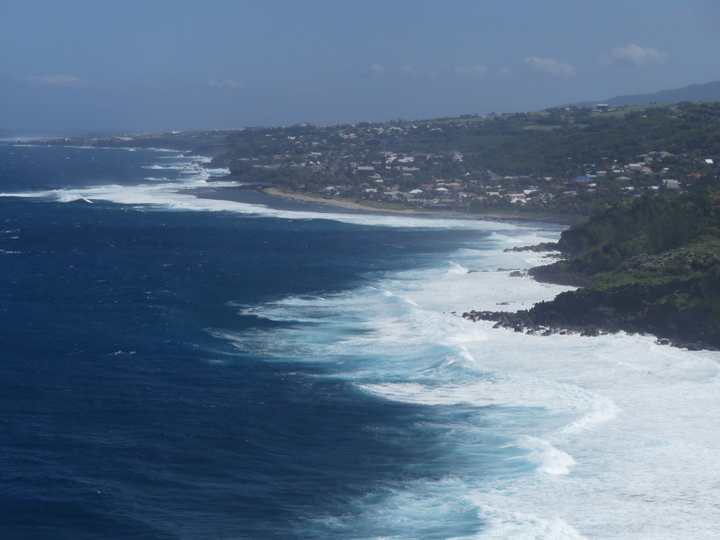 Réunion vue depuis Grande Anse