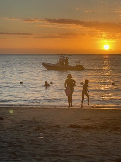 Coucher de soleil Grand Baie